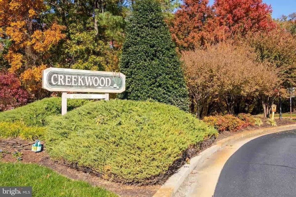 Creekwood Neighborhood Entrance