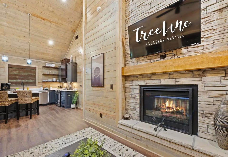 Cozy up in style! Our chic cabin combines modern comforts with rustic charm, perfect for your next mountain retreat.