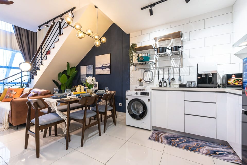 Luxury Condo | Living area | 50-inch Smart TV with digital channels, video-game console