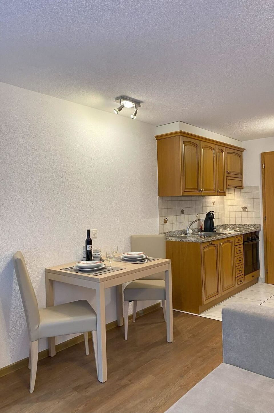 Cabinetry, Furniture, Building, Table, Chair, Countertop, Wood, House, Drawer, Flooring