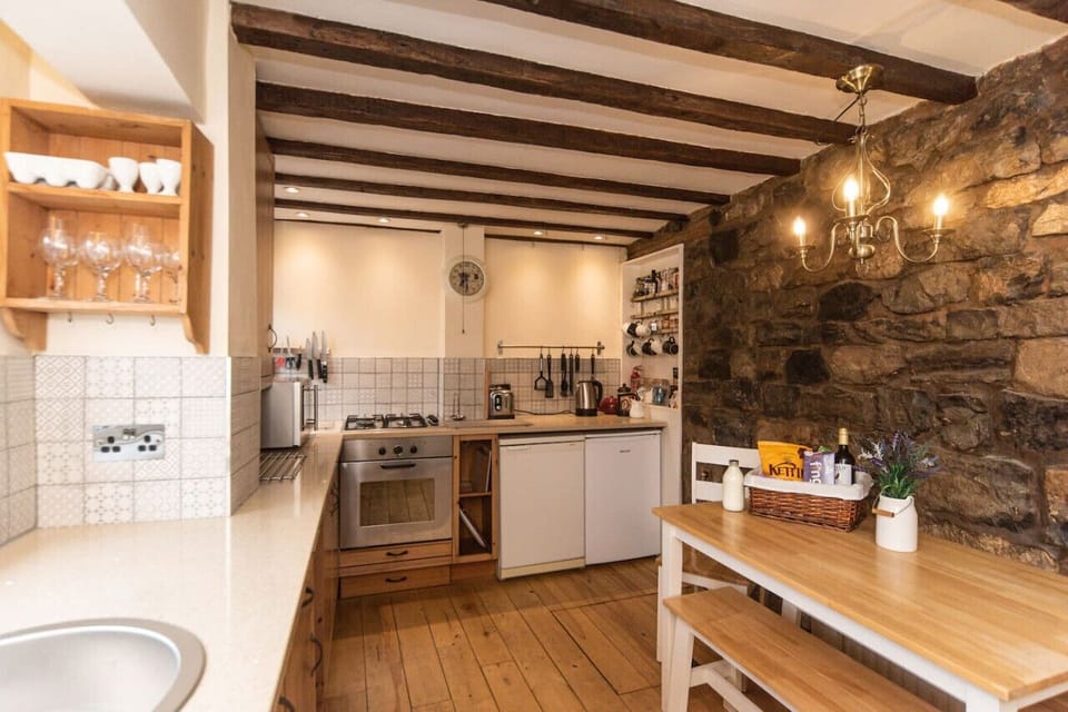Kitchen and dining area