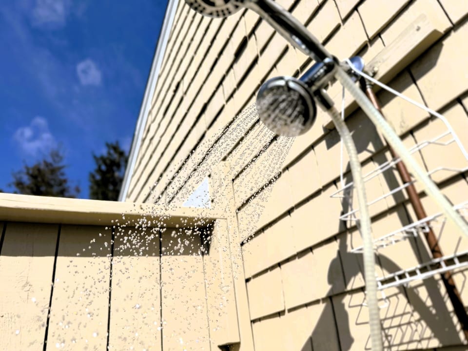 Outdoor shower