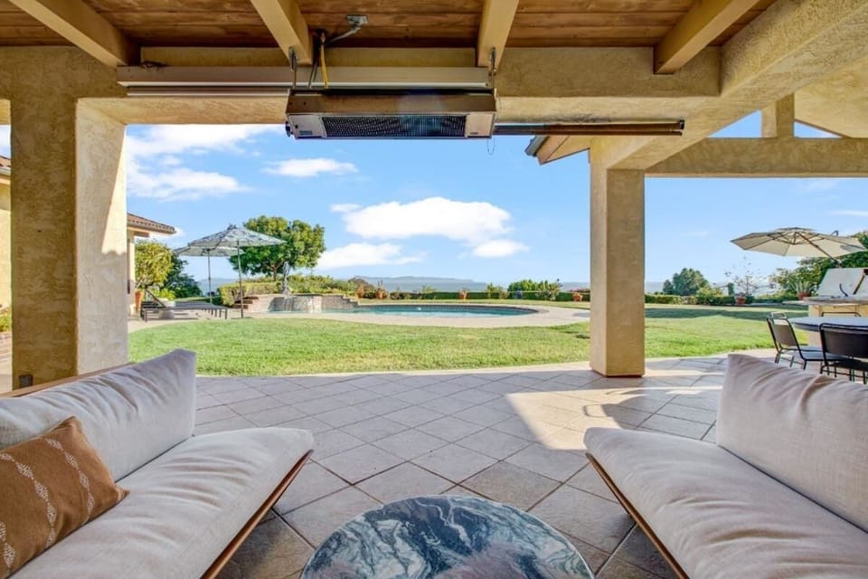 Resort-style outdoor seating area with tranquil views and effortless comfort