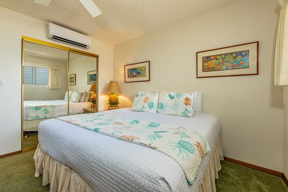 Guest bedroom with AC~ ceiling fan and its own TV