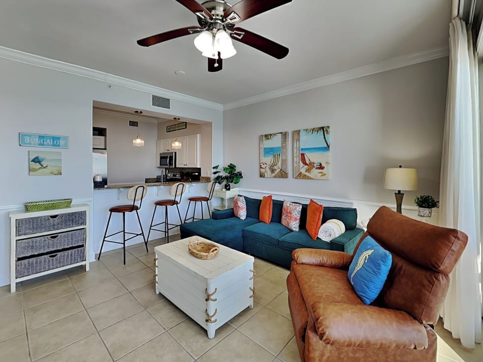 Living Area - Queen Sleeper Sofa