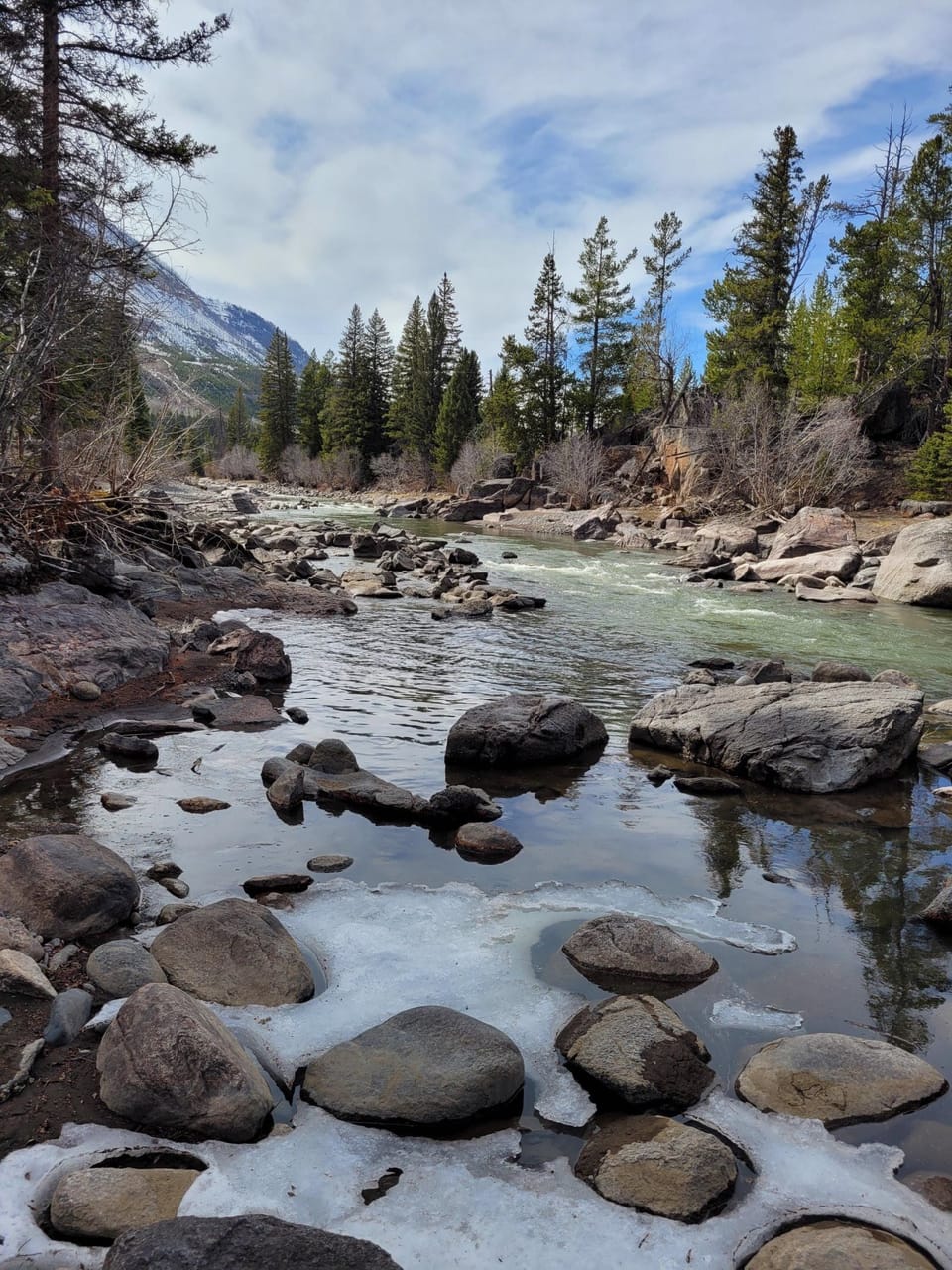 River near by