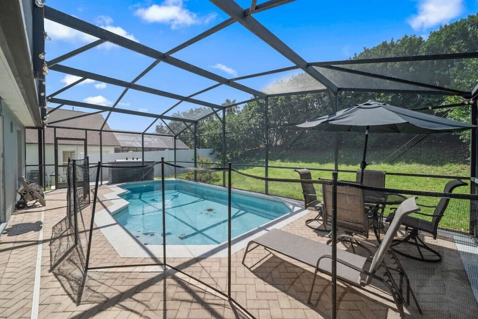 House Air View!#Disney #Parks #kingdom #springs #poolhouse #Vacation #Rental #waterpark #Kissimmee #Orlando #universal #citywalk #legoland #shortstay #longstay