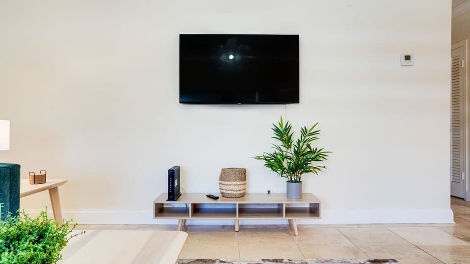 Smart TV from which you can access your Netflix or YouTube.