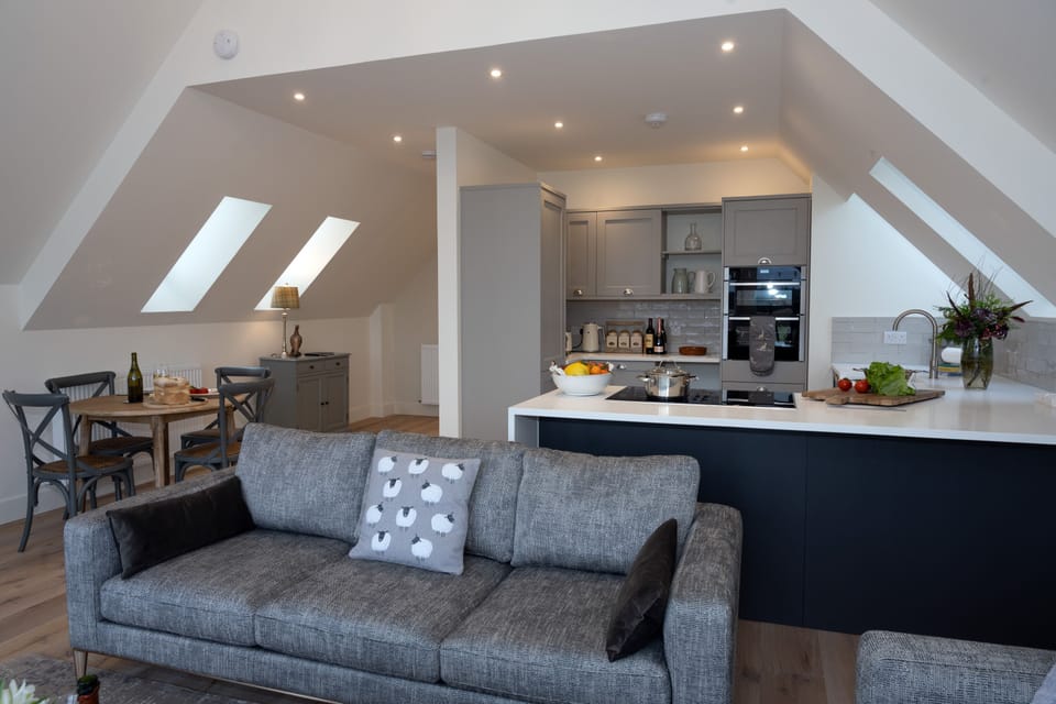 Open plan living area