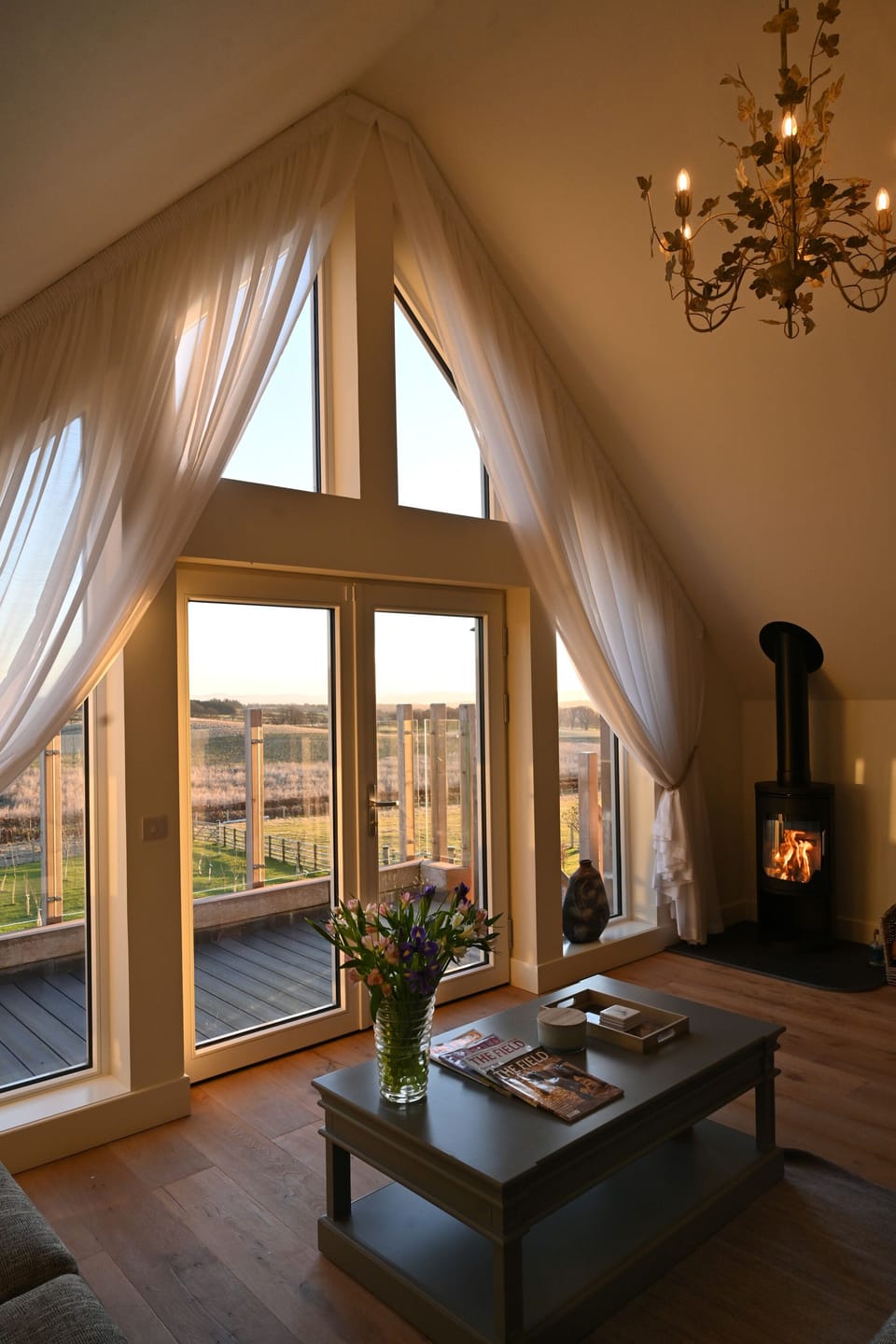Open plan living area