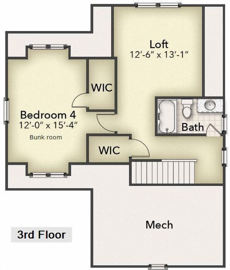 3rd floor layout