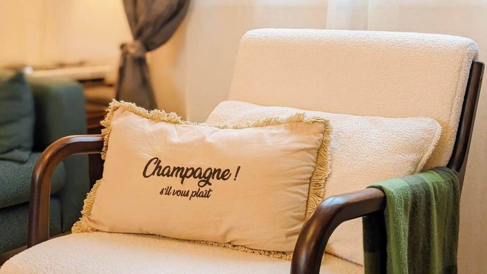 Champagne s'il vous plait au Cémarose Gîte & Spa