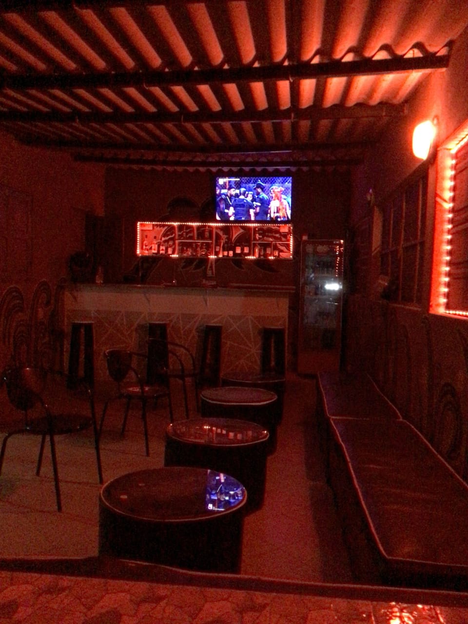 Poolside bar