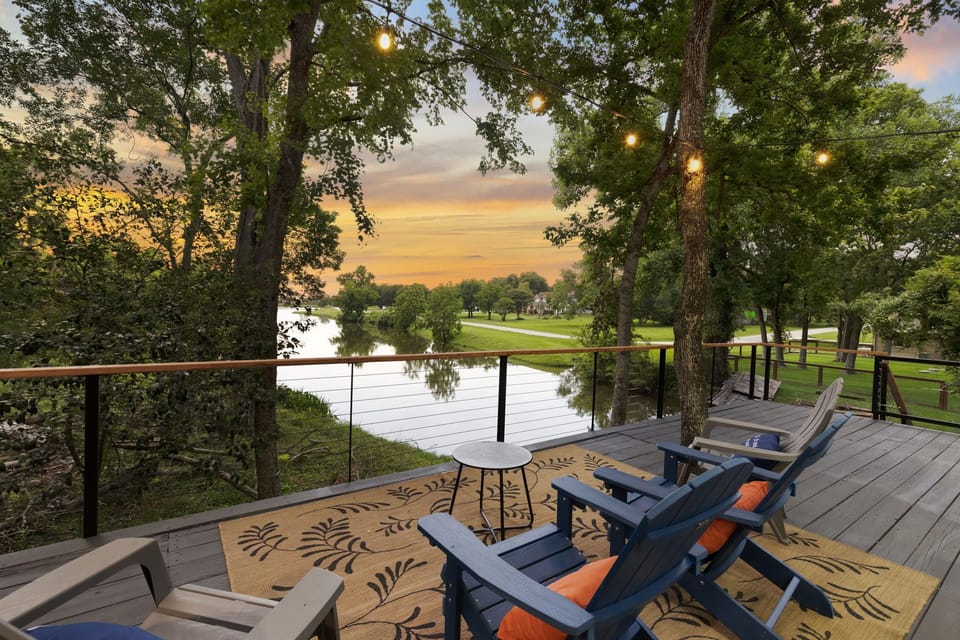 Coffee on the deck, sunsets over the water, and total peace