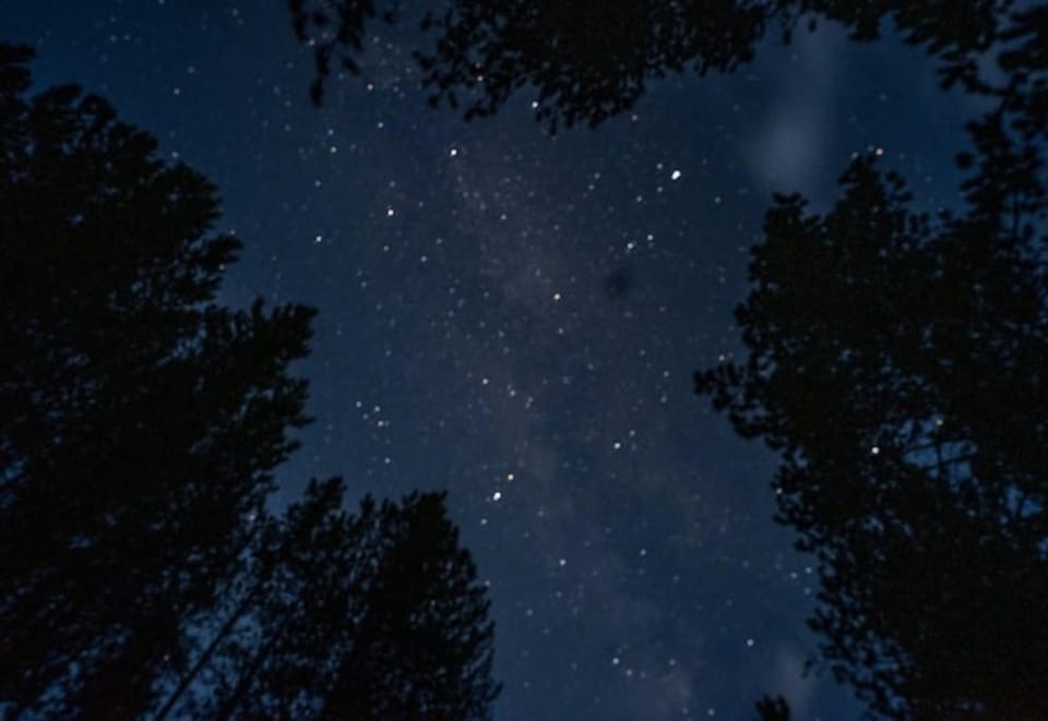 Bright stary nights away from the city lights