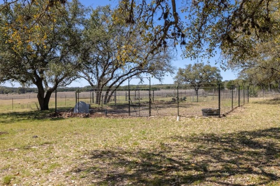 Dog run for your furry friends.