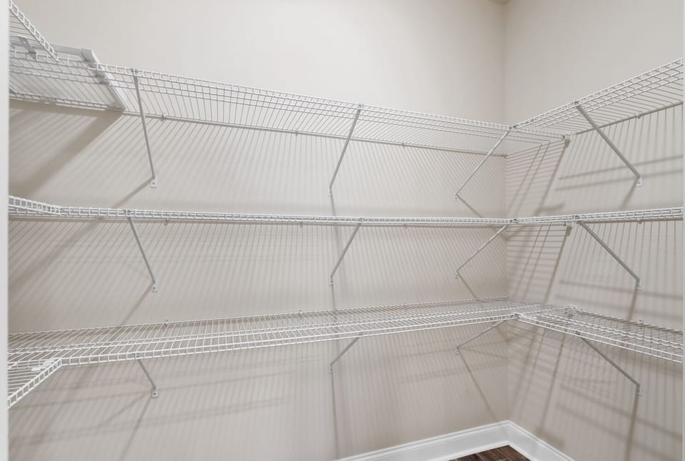 Large pantry for those extended stays