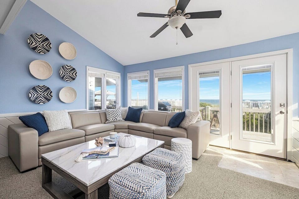 Welcome to your Ocean Oasis where you can watch the sunset from your sofa!