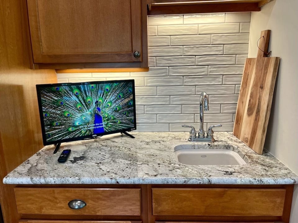SmartTV in kitchen