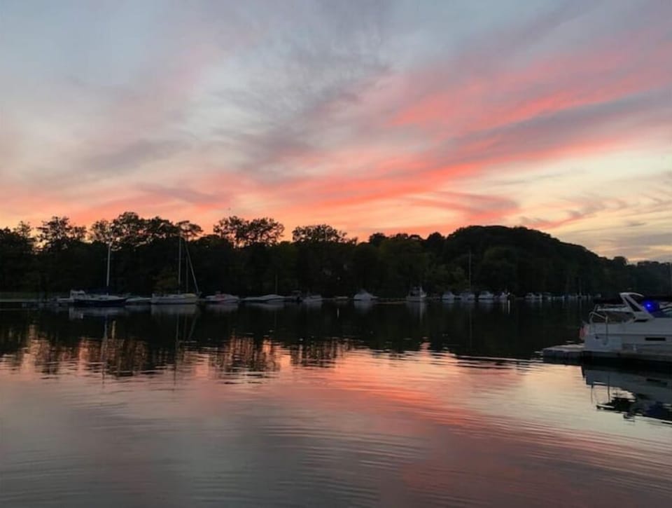 Sunset on the Catskill Creek