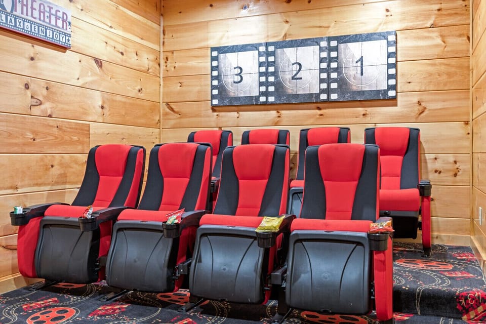 Lights, popcorn, action! Welcome to your private theater.
