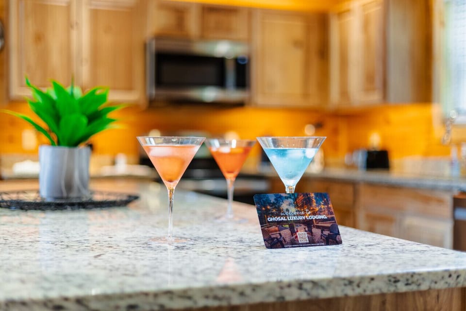 Mix, sip, and enjoy your favorite drinks in the kitchen—perfect for any occasion.