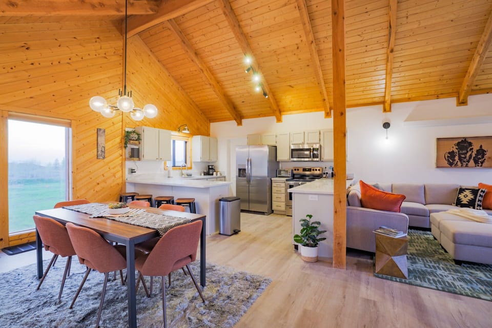 From the modern appliances to the wide array of cookware, this kitchen has everything you'll need to whip up meals for the whole group.