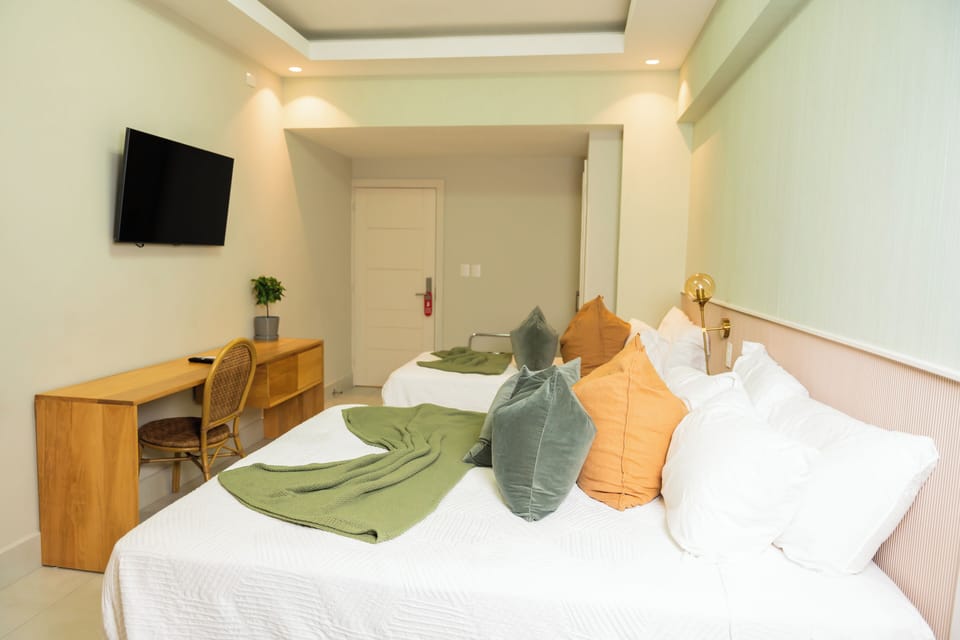 Family Room | Egyptian cotton sheets, premium bedding, memory foam beds, minibar
