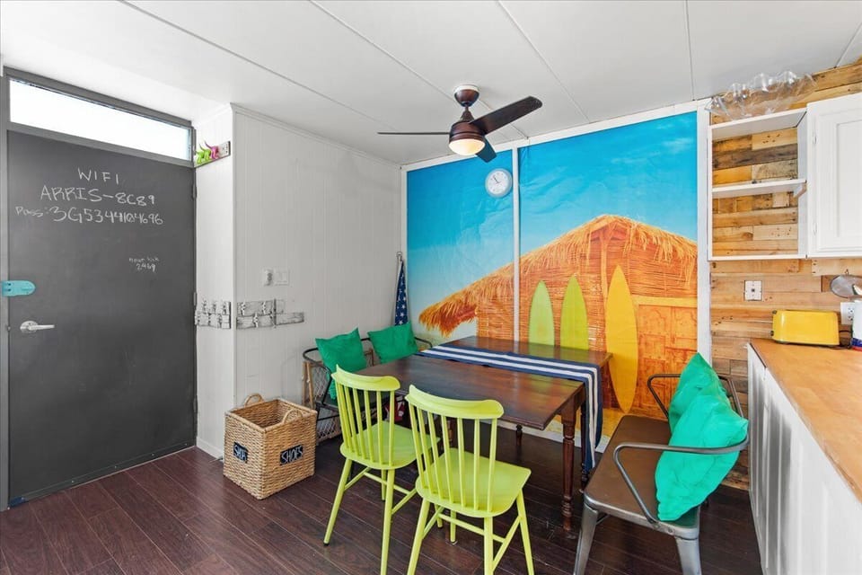 Enjoy a home cooked meal or Family Game Night at the Dining Table.
