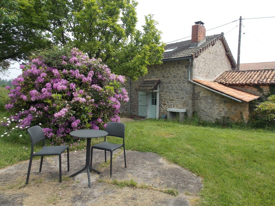One of the areas in the garden to sit and relax
