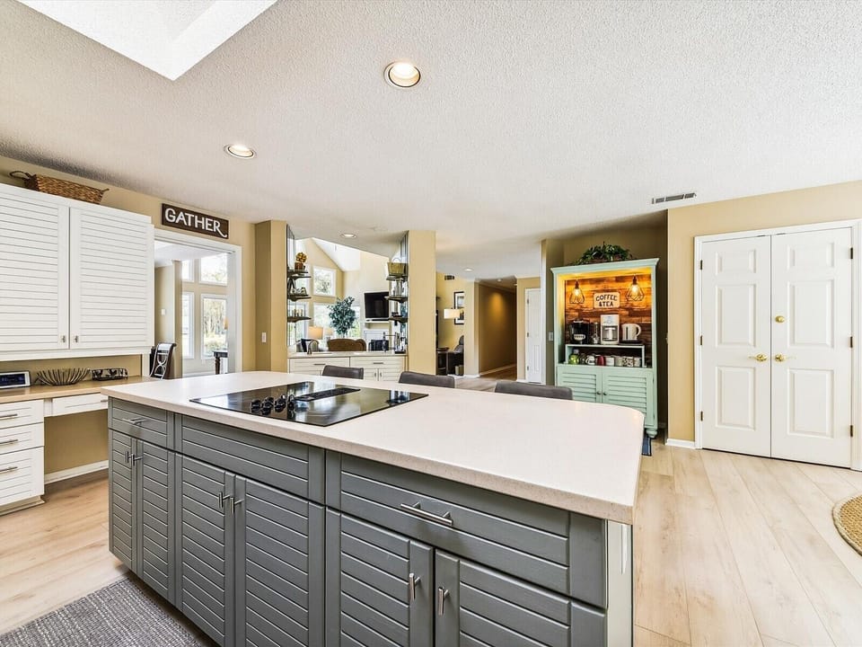 Kitchen with Coffee Bar at 30 Heath Drive