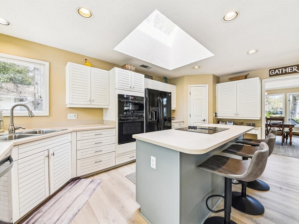 Kitchen with Island at 30 Heath Drive
