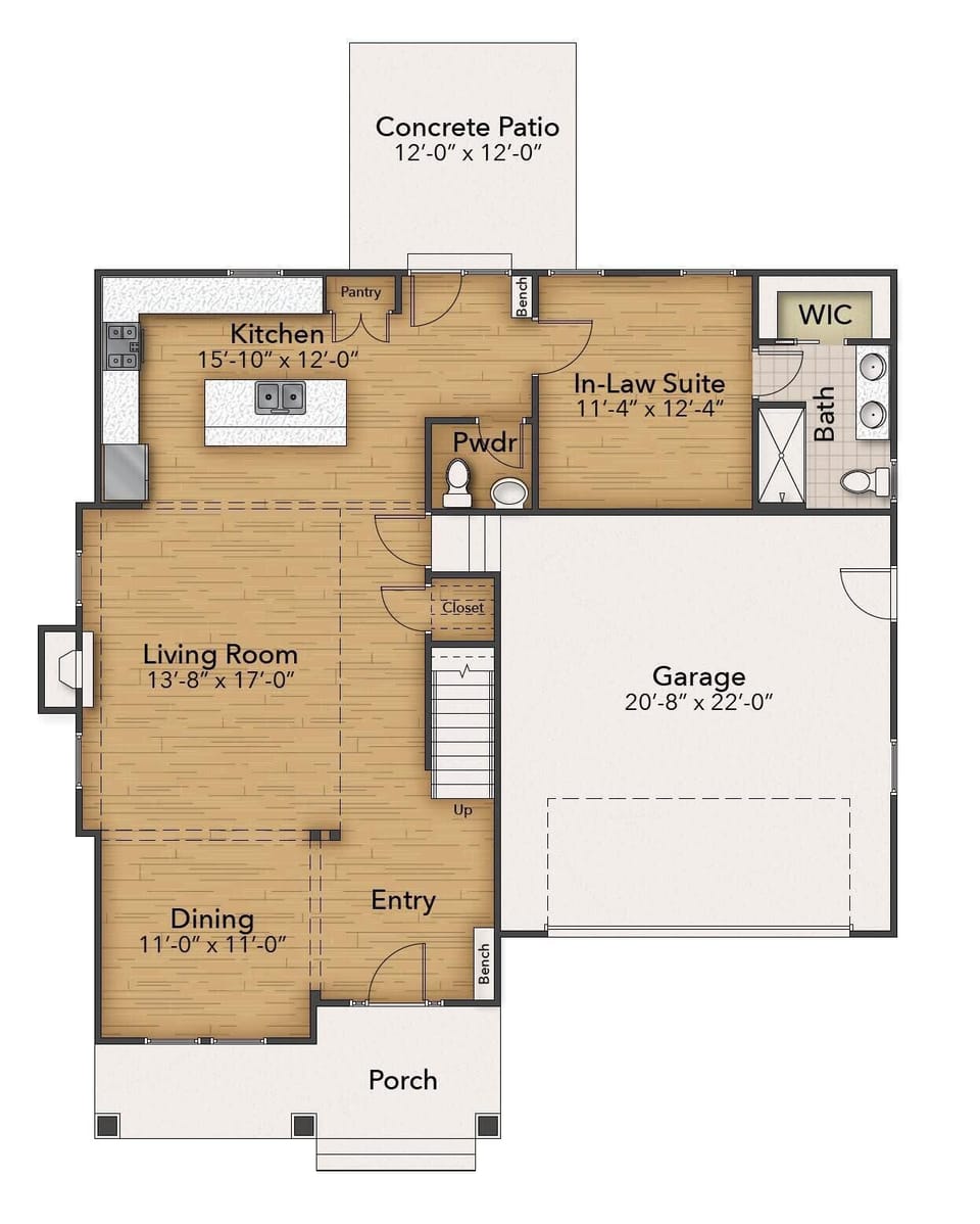 1st floor layout