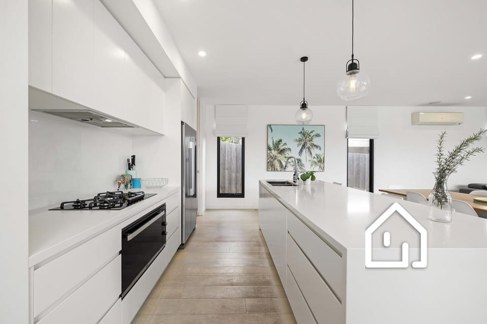 Fully equipped modern kitchen with butler’s pantry