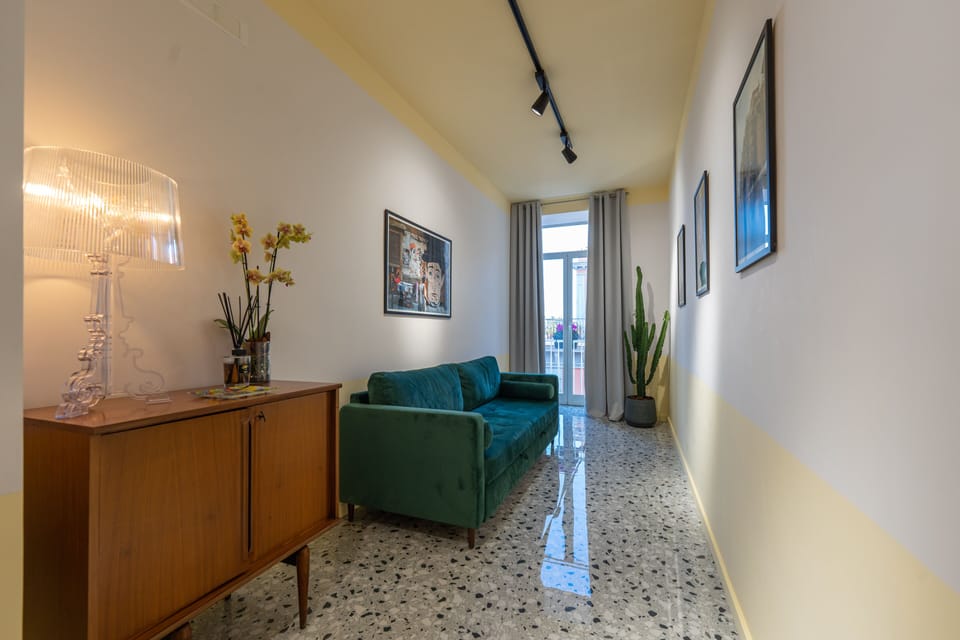 Deluxe Room, 1 Double Bed with Sofa bed, City View | Living area | LED TV