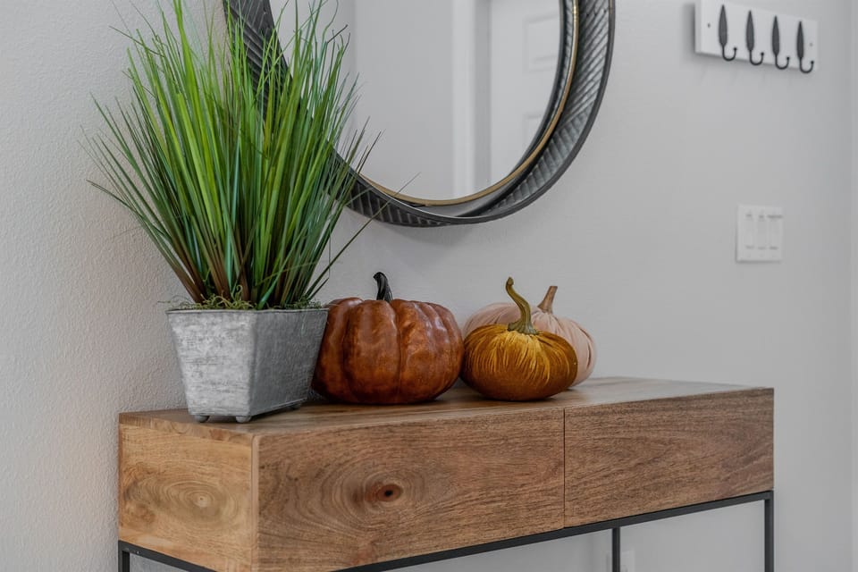 Be greeted and welcome inside our relaxing home.