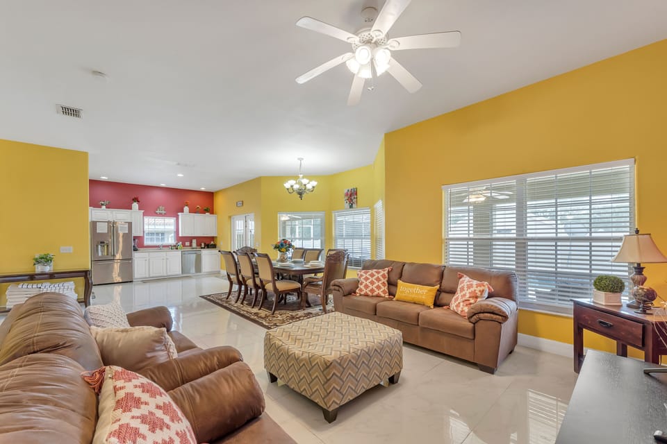 Open concept living space