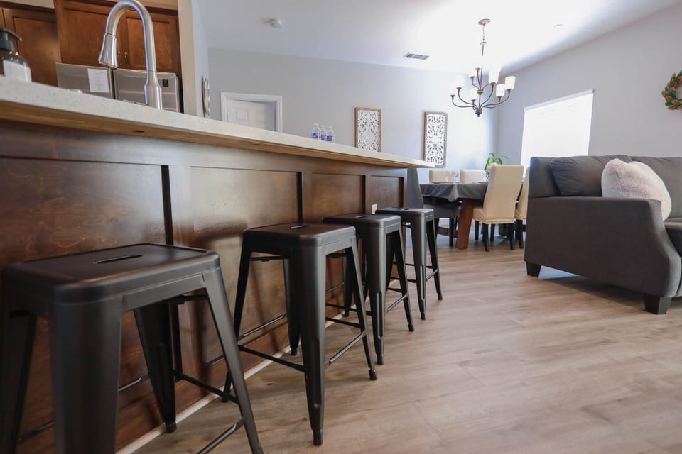 Extra seating at the bar