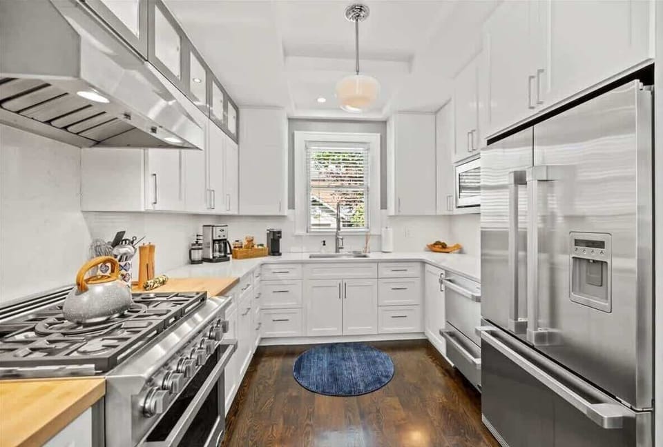 High end appliances complete our favorite part of the home.