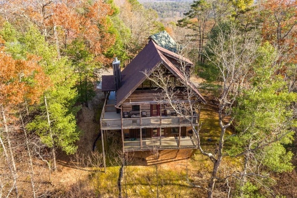 Backside of our cabin
