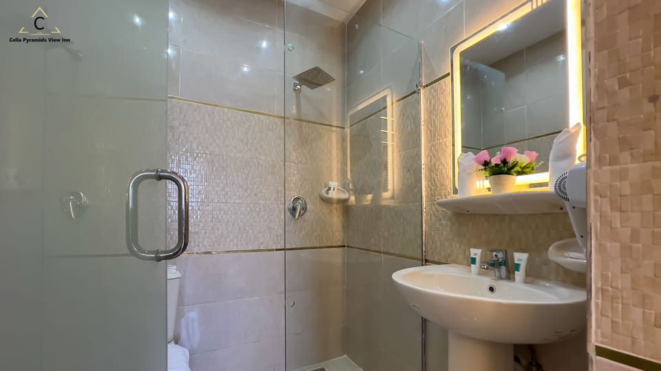 Standard Double or Twin Room | Bathroom | Shower, free toiletries, hair dryer, bidet