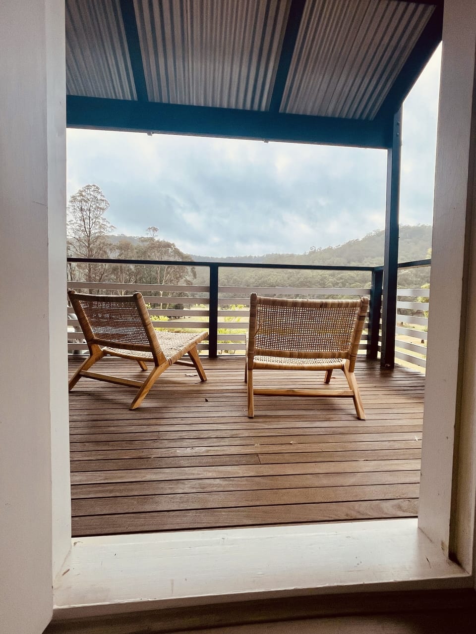 Cute little balcony off Bedroom 1