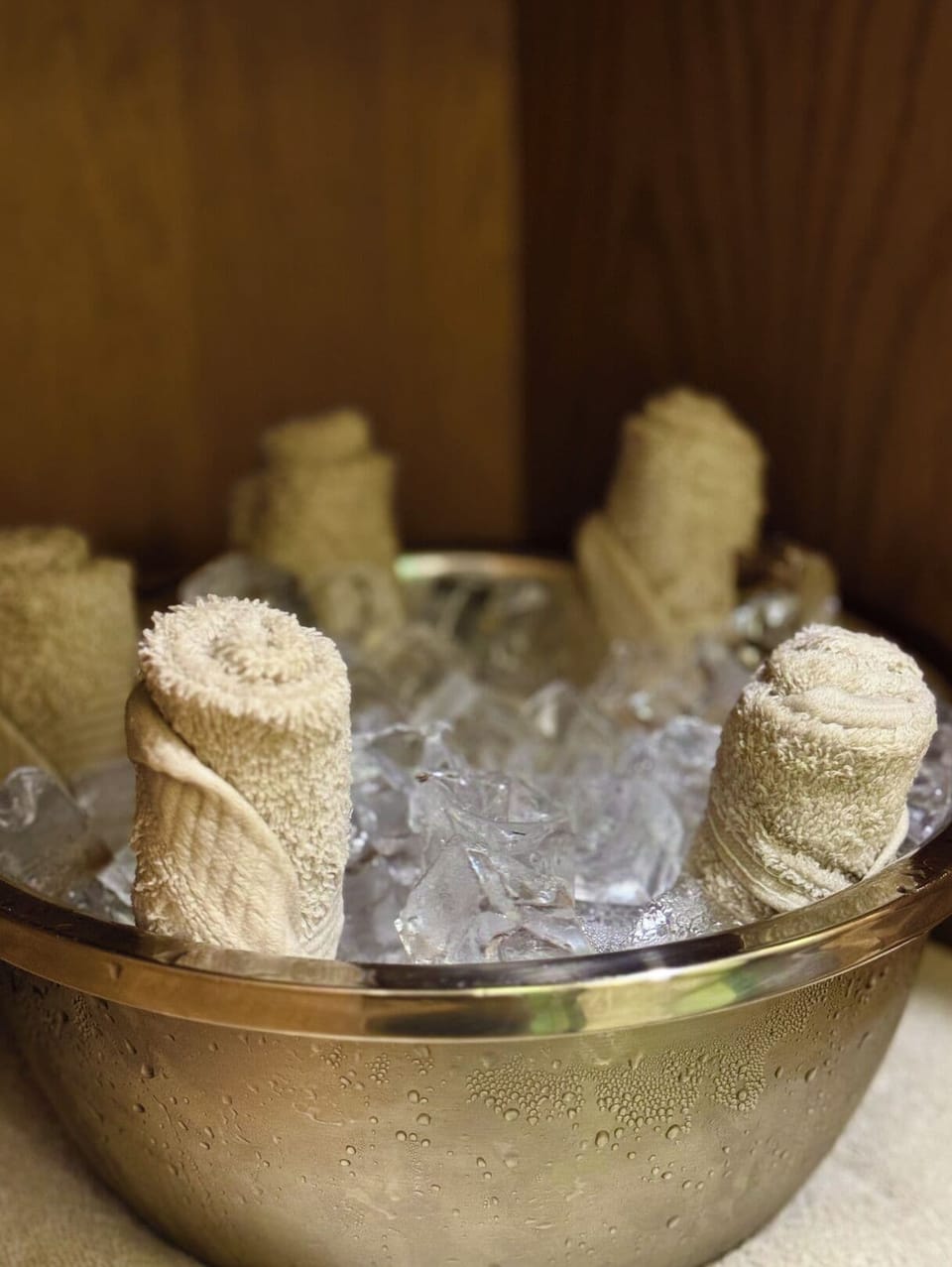 Sauna, steam room, body treatments, deep-tissue massages