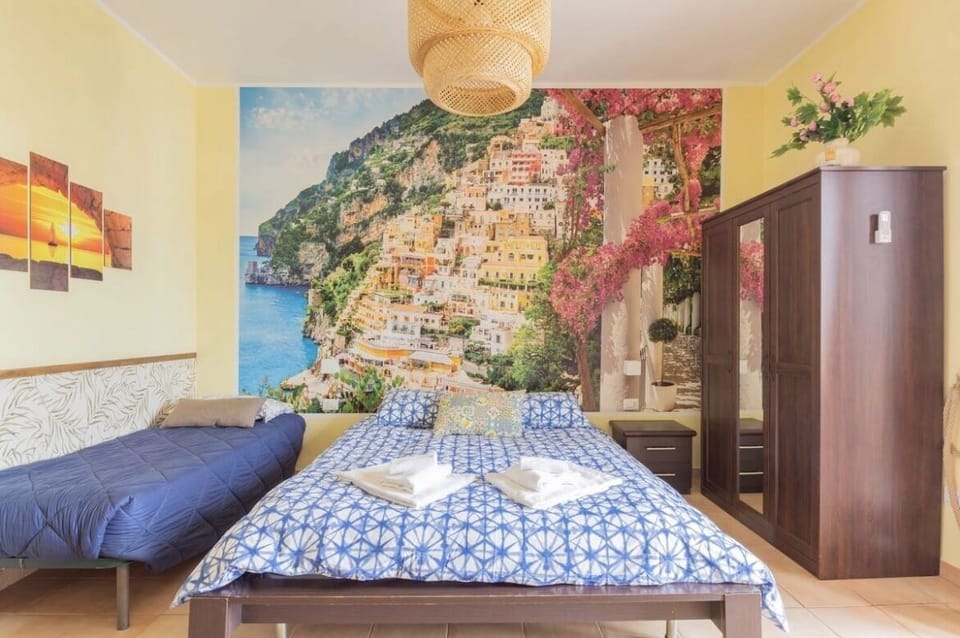 Standard Quadruple Room, Private Bathroom, Mountain View | Frette Italian sheets, premium bedding, down comforters