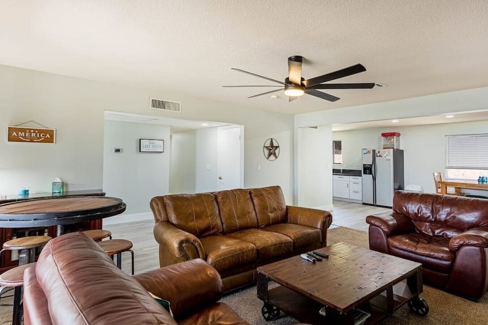 Open concept with the dining/kitchen area