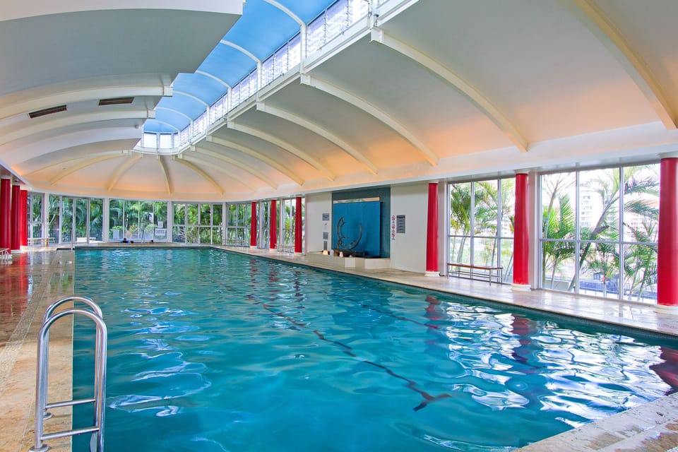 Indoor lap pool 