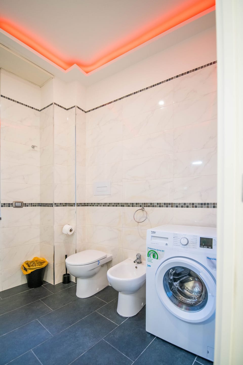 Deluxe Studio | Bathroom | Shower, rainfall showerhead, hair dryer, bidet