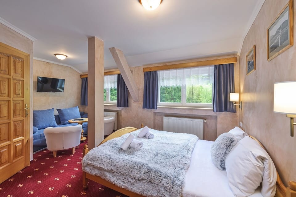 Premium bedding, free WiFi, bed sheets