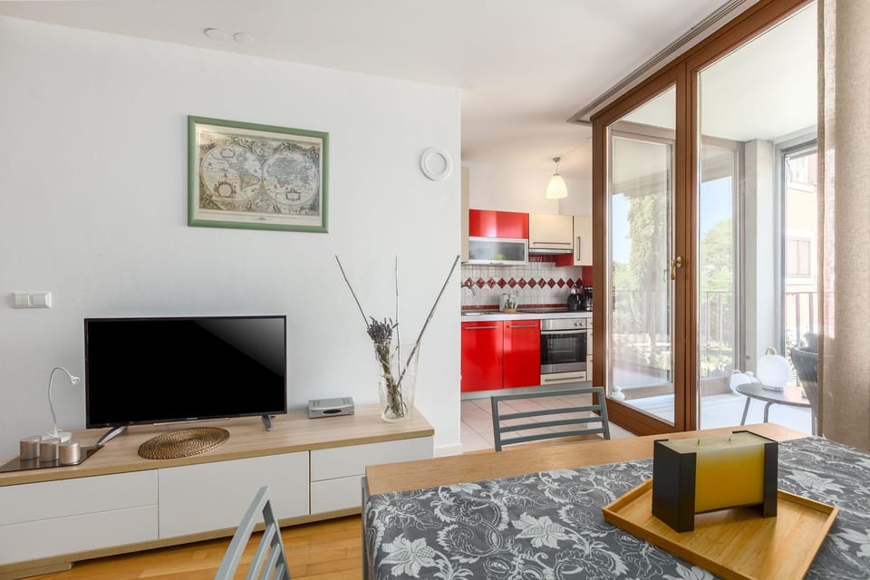 108-cm TV with satellite channels