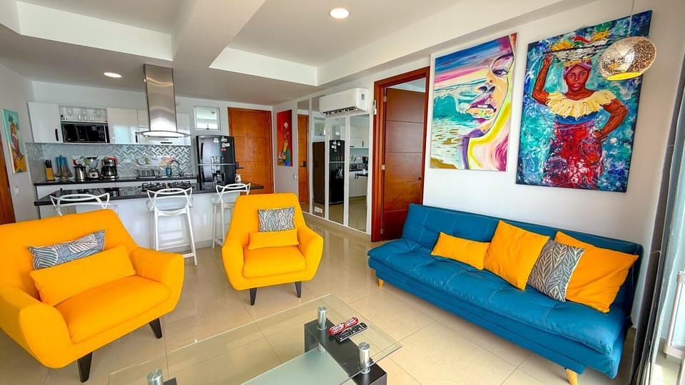 Standard Apartment | Living area | 32-inch LCD TV with cable channels, TV, heated floors